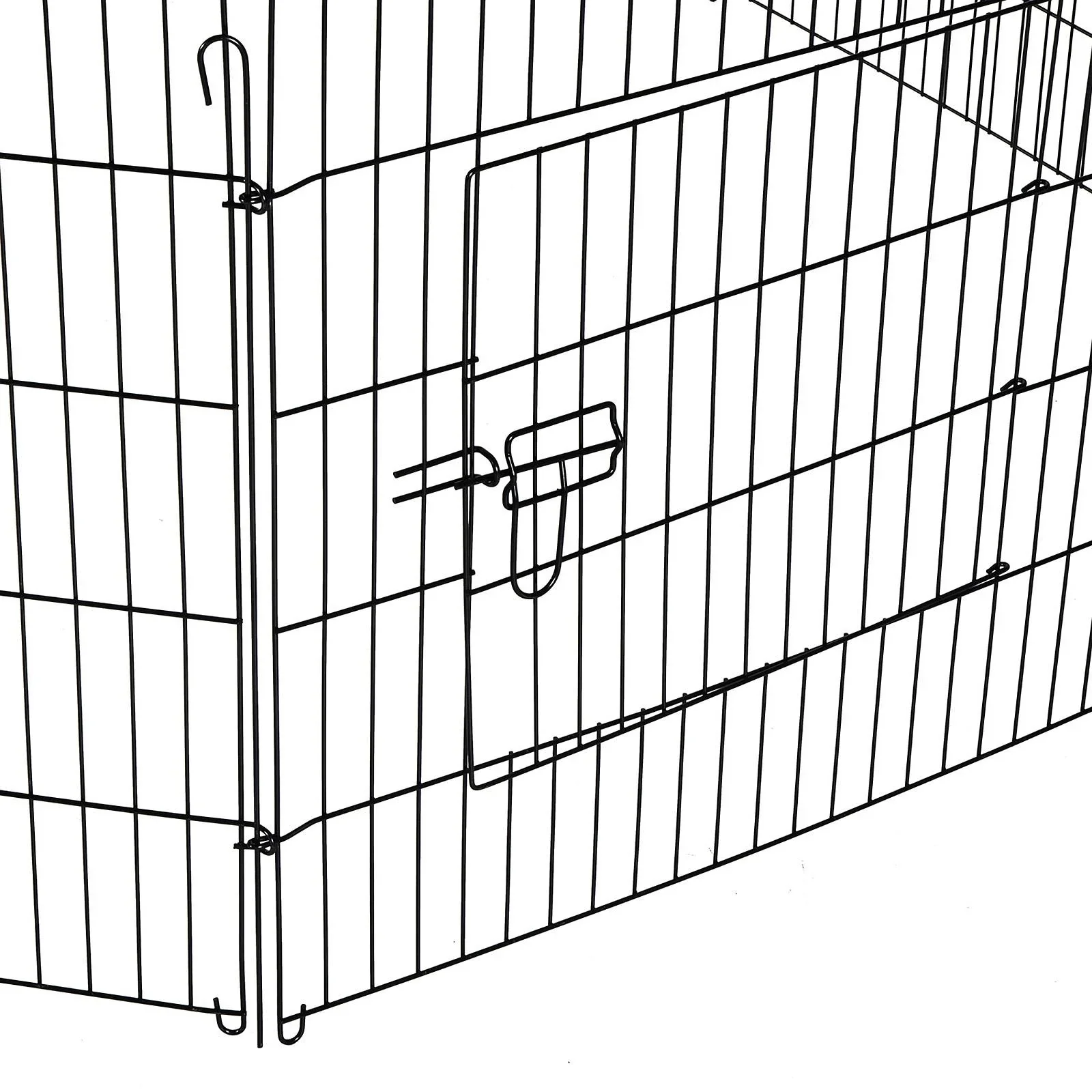 Hunde Welpengitter Freilaufgehege Freigehege Welpenauslauf 71x76cm - 3