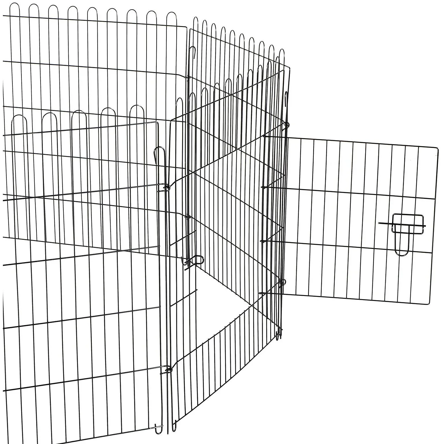 Hunde Welpengitter Freilaufgehege Freigehege Welpenauslauf 71x76cm - 5