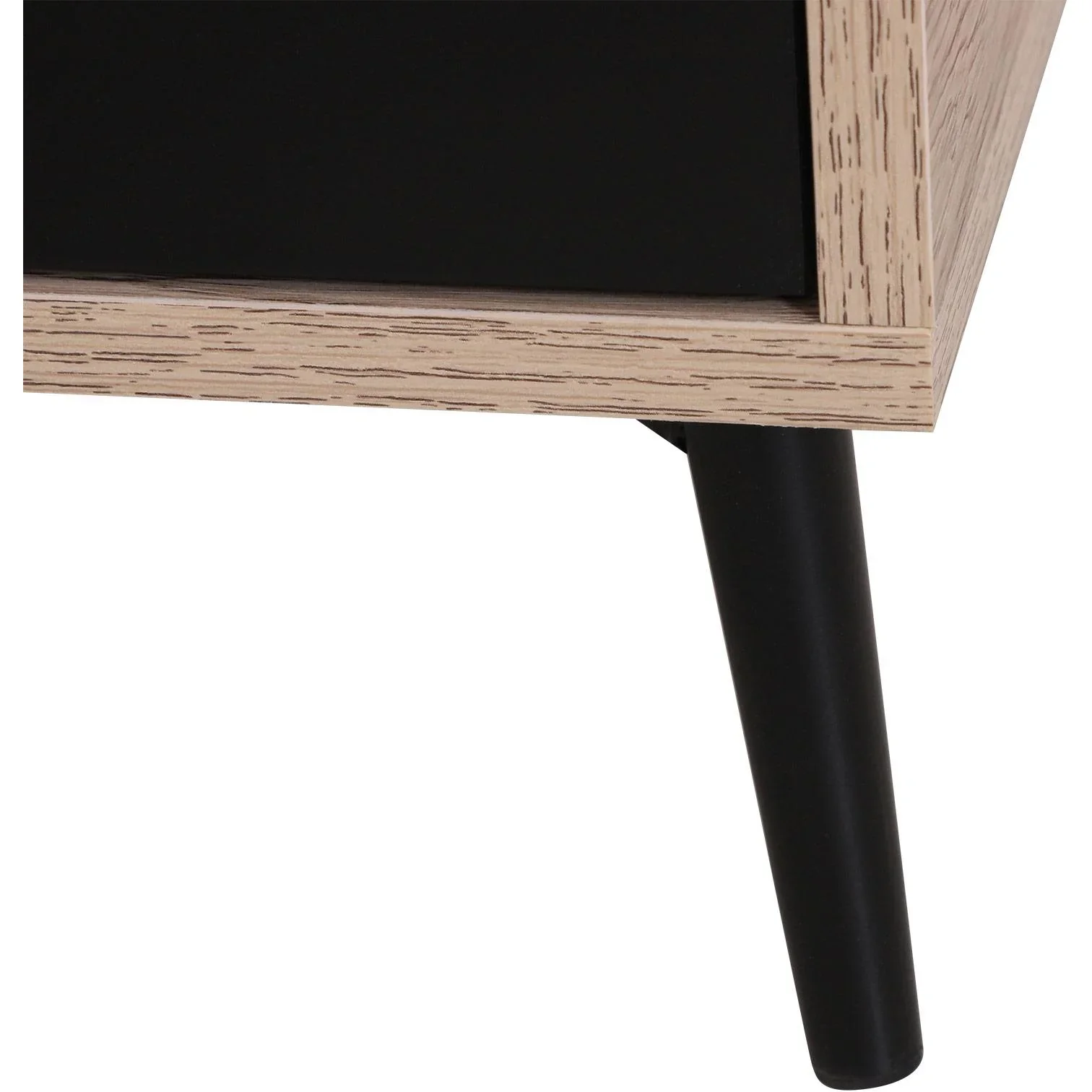 Couchtisch Beistelltisch Sofatisch Fernsehtisch Kaffeetisch 2 x Schublade 2 x Ablage Holz 120 x 56 x 35 cm - 2