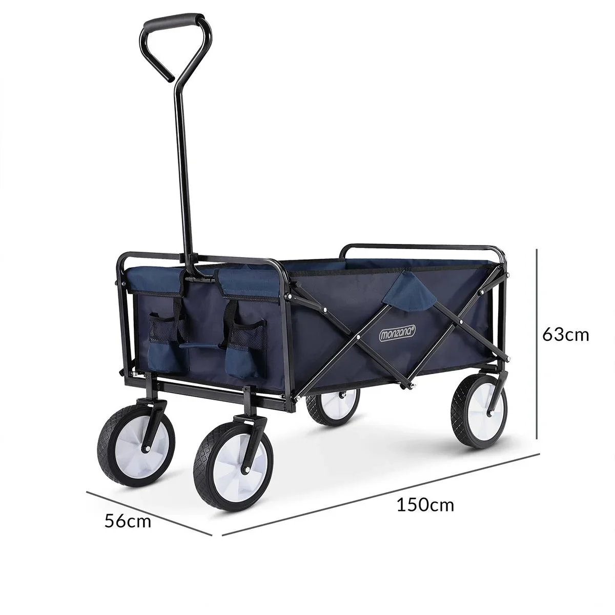 Bolderwagen Dunkelblau faltbar - 2