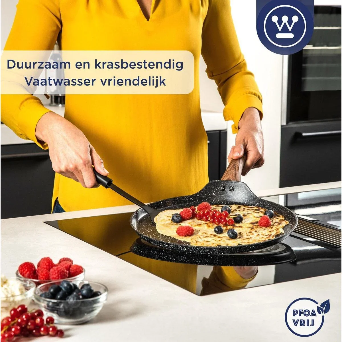 Pfannkuchenpfanne - Schwarzer Marmor - Sonderausgabe - 28 cm - 2
