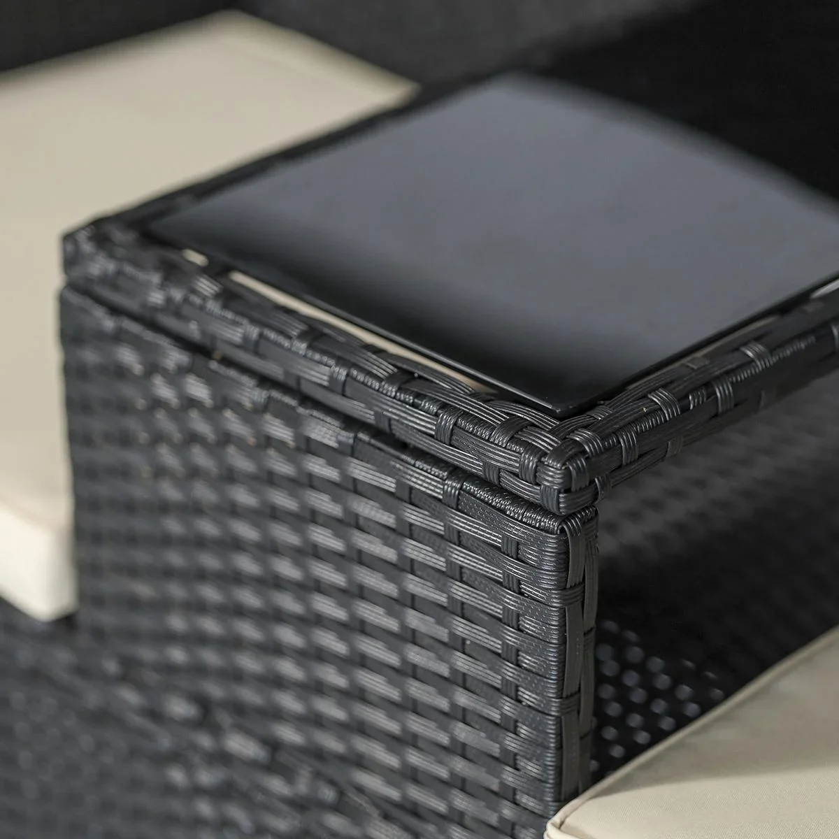 Polyrattan Gartenbank - 4