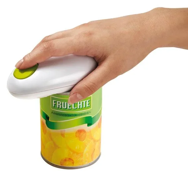 Vollautomatischer Sicherheits-Dosenöffner, Weiß/ Grün - 1