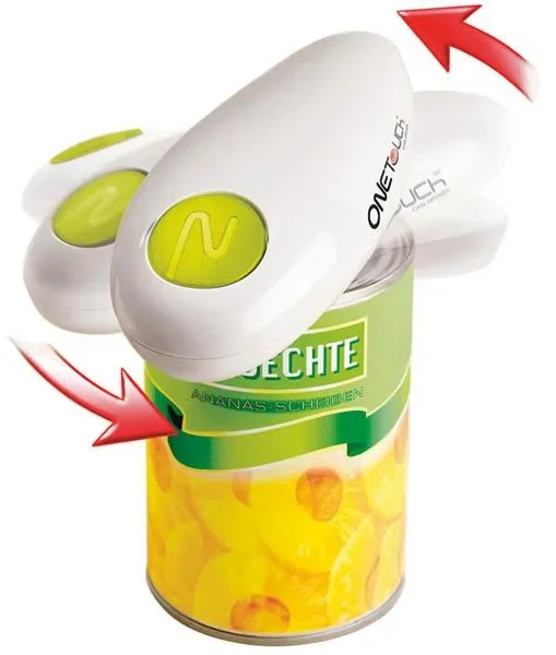 Vollautomatischer Sicherheits-Dosenöffner, Weiß/ Grün - 5