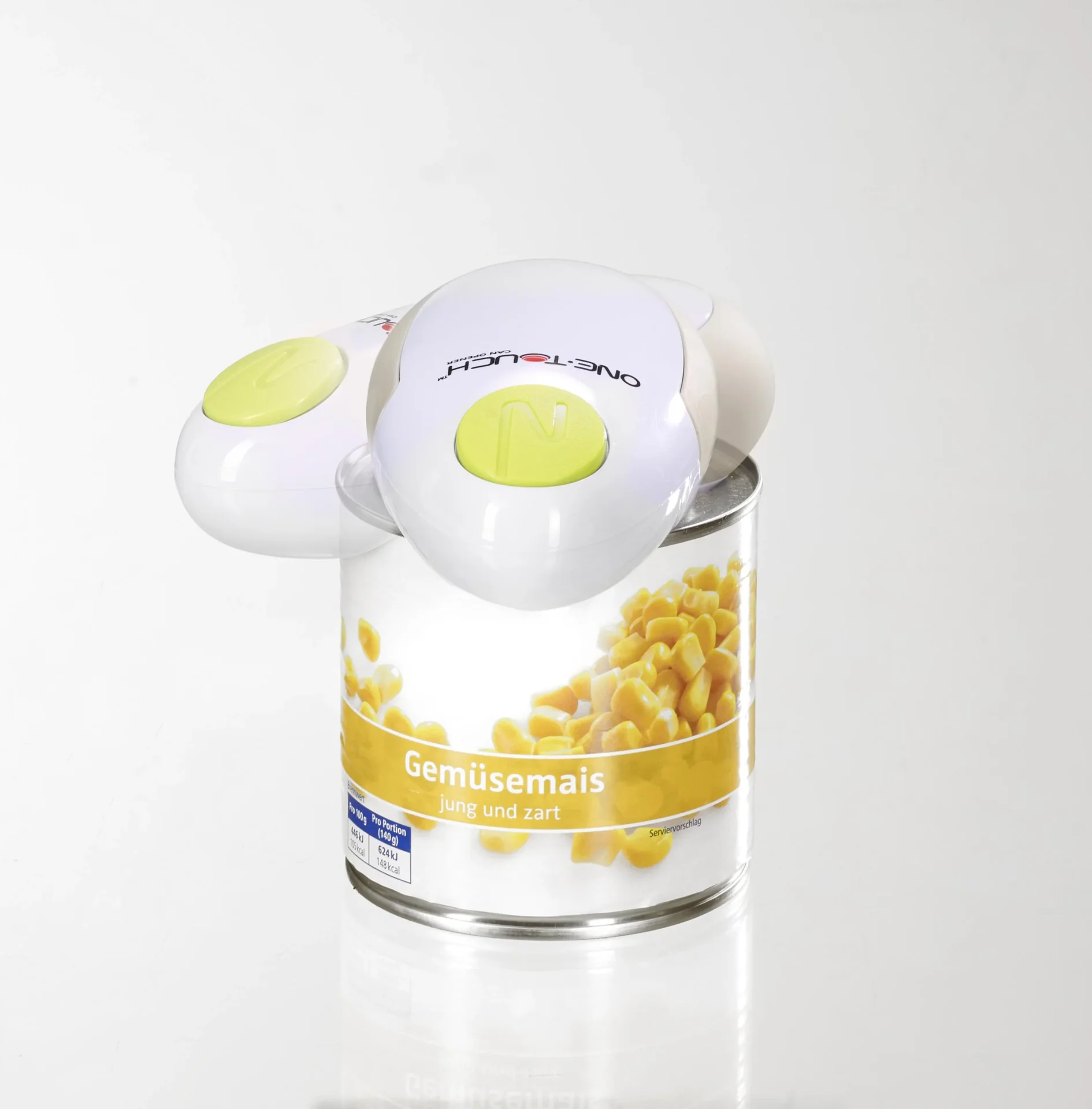 Vollautomatischer Sicherheits-Dosenöffner, Weiß/ Grün - 6