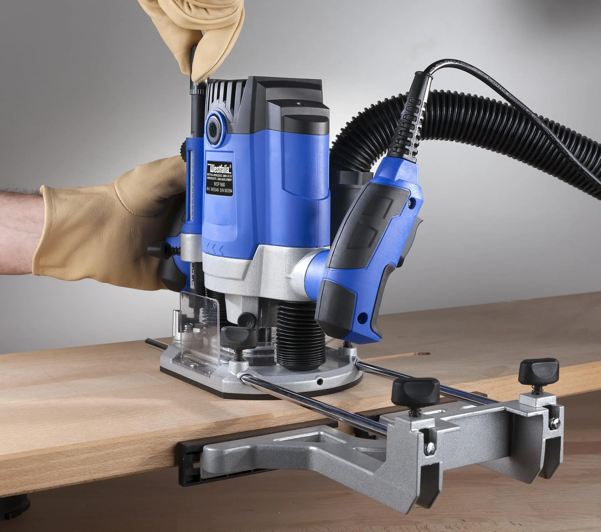 Oberfräse WOF 1600 mit elektronischer Drehzahlsteuerung - 7