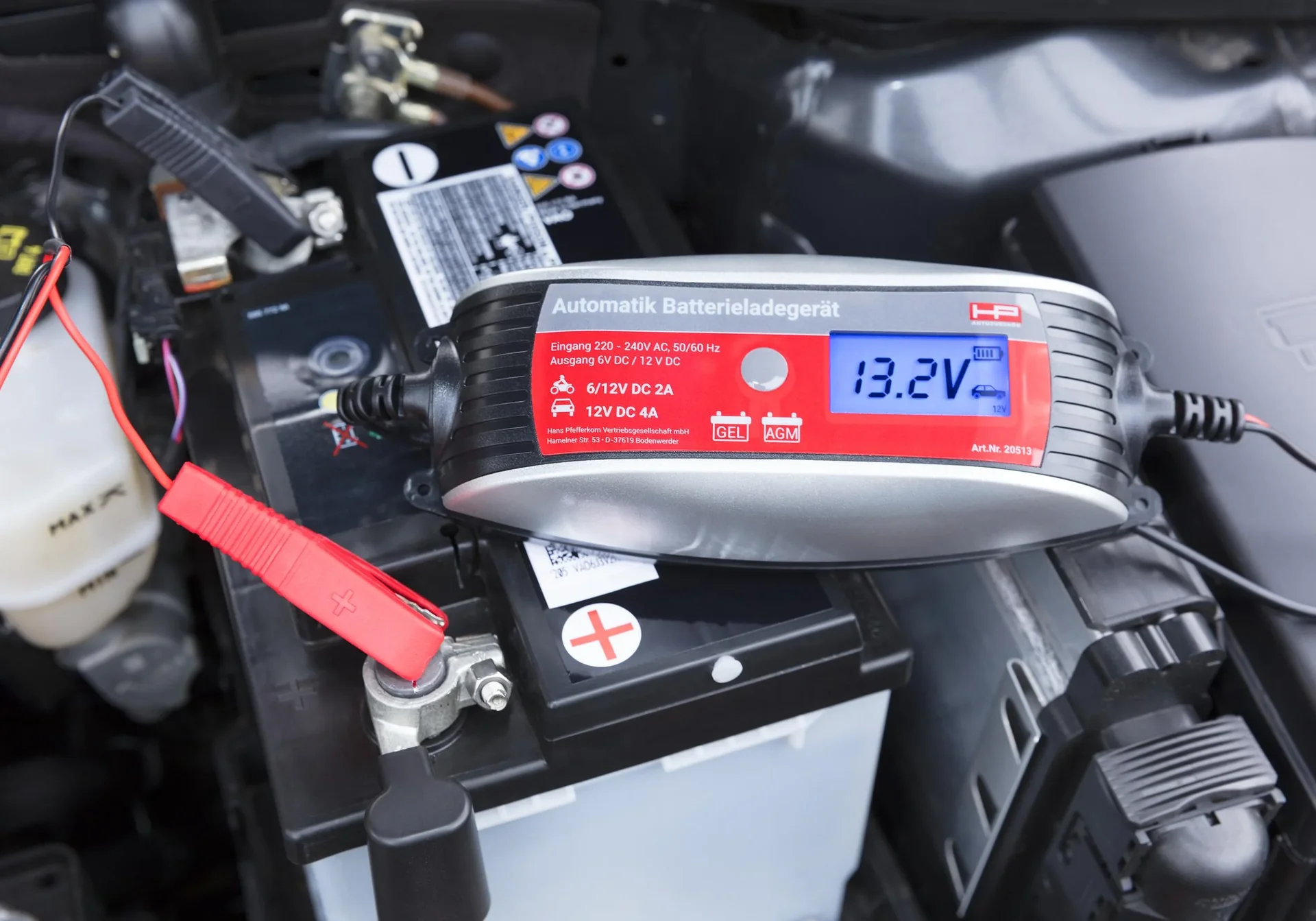 LCD Ladegerät Smart 6/12 Volt - 1