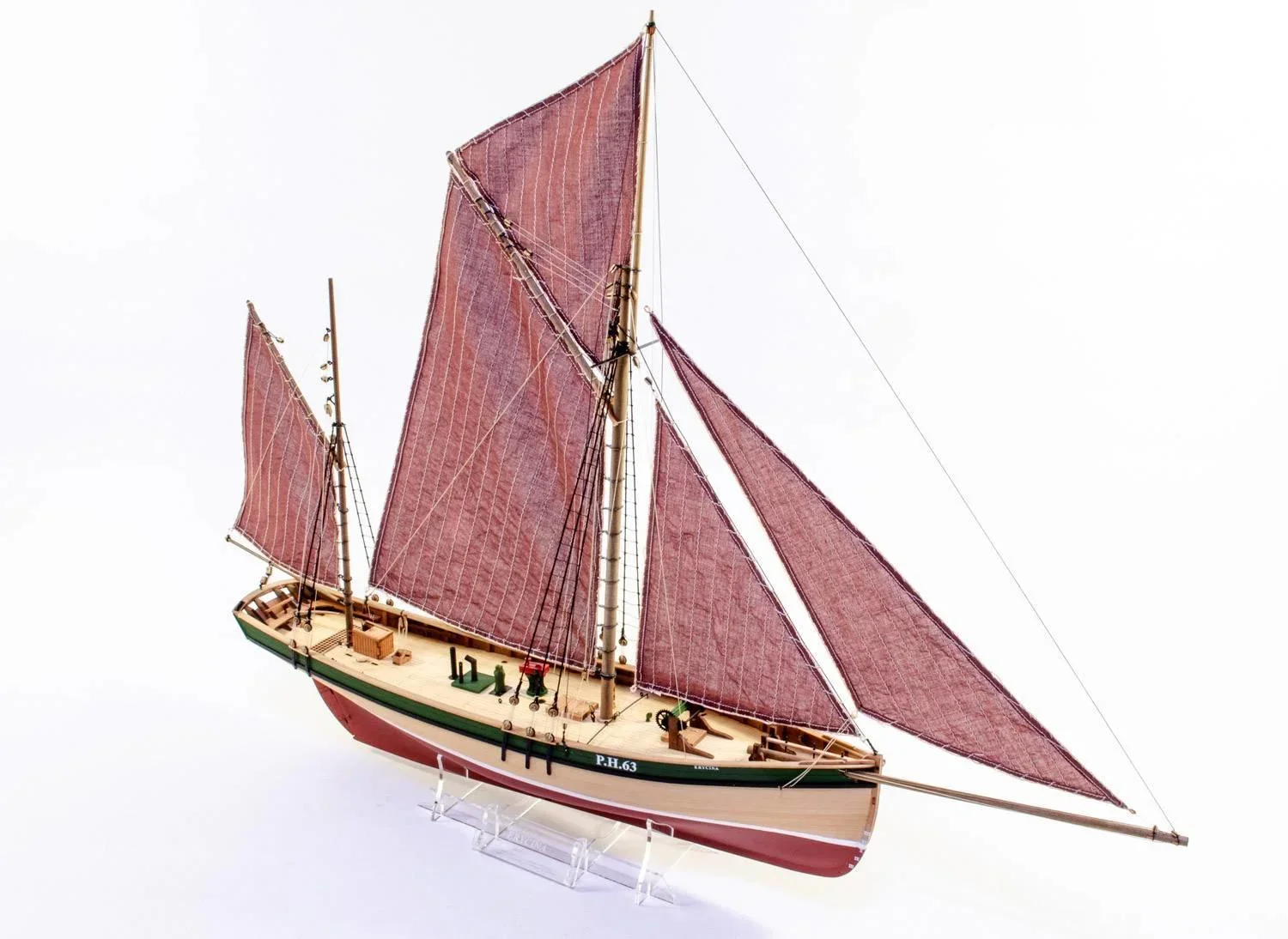Bausatz Erycina - Plymouth Trawler im Maßstab 1:64 - 5