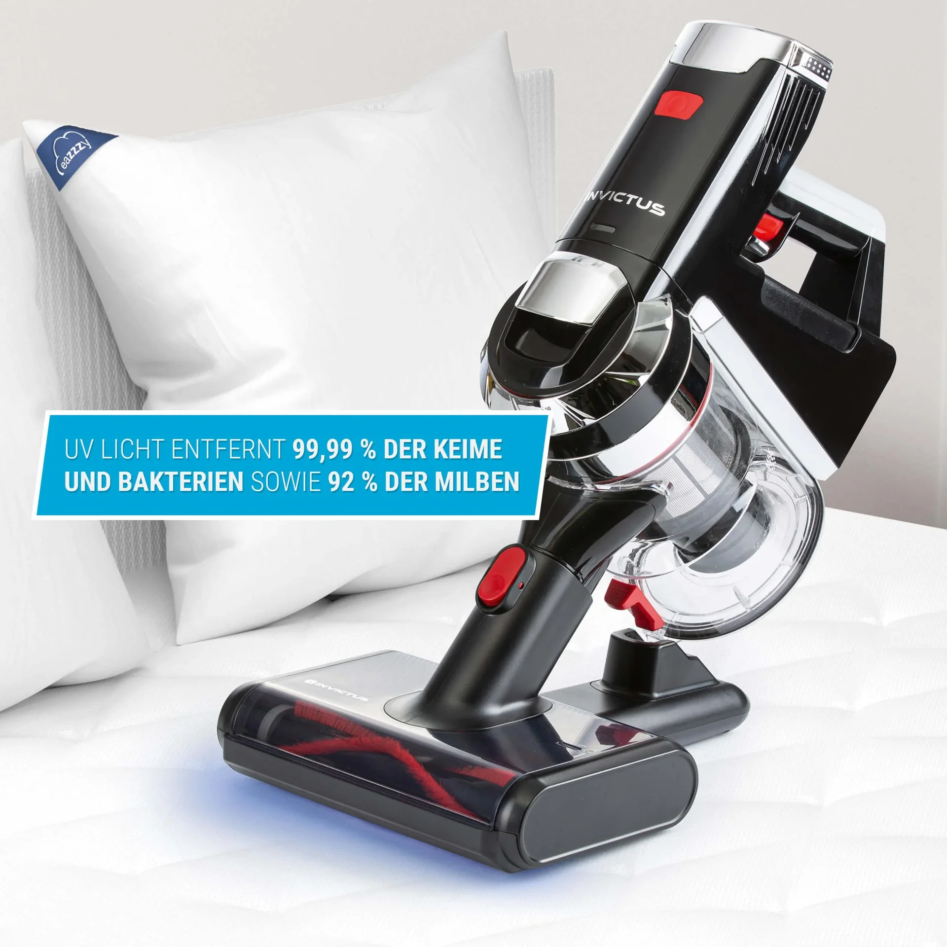 UV-Licht-Bürste, 2-teilig zu 602422, 602423, passend zu Akku-Handstaubsauger "Invictus X5/ X7 / X9" - 1