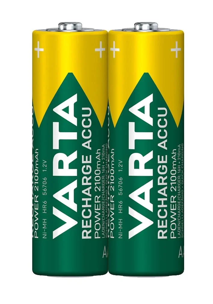 RECHARGE Power Mignon (AA) NiMH Akku mit 2100mAh - 2 Stück - 1