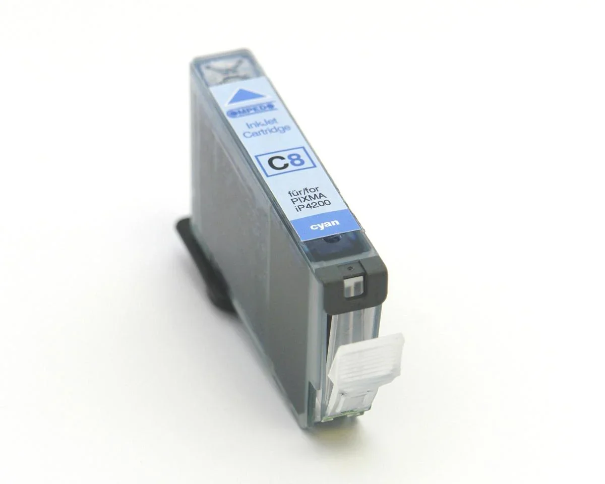 Druckerpatrone für CANON CLI-8 Chip cyan - 1