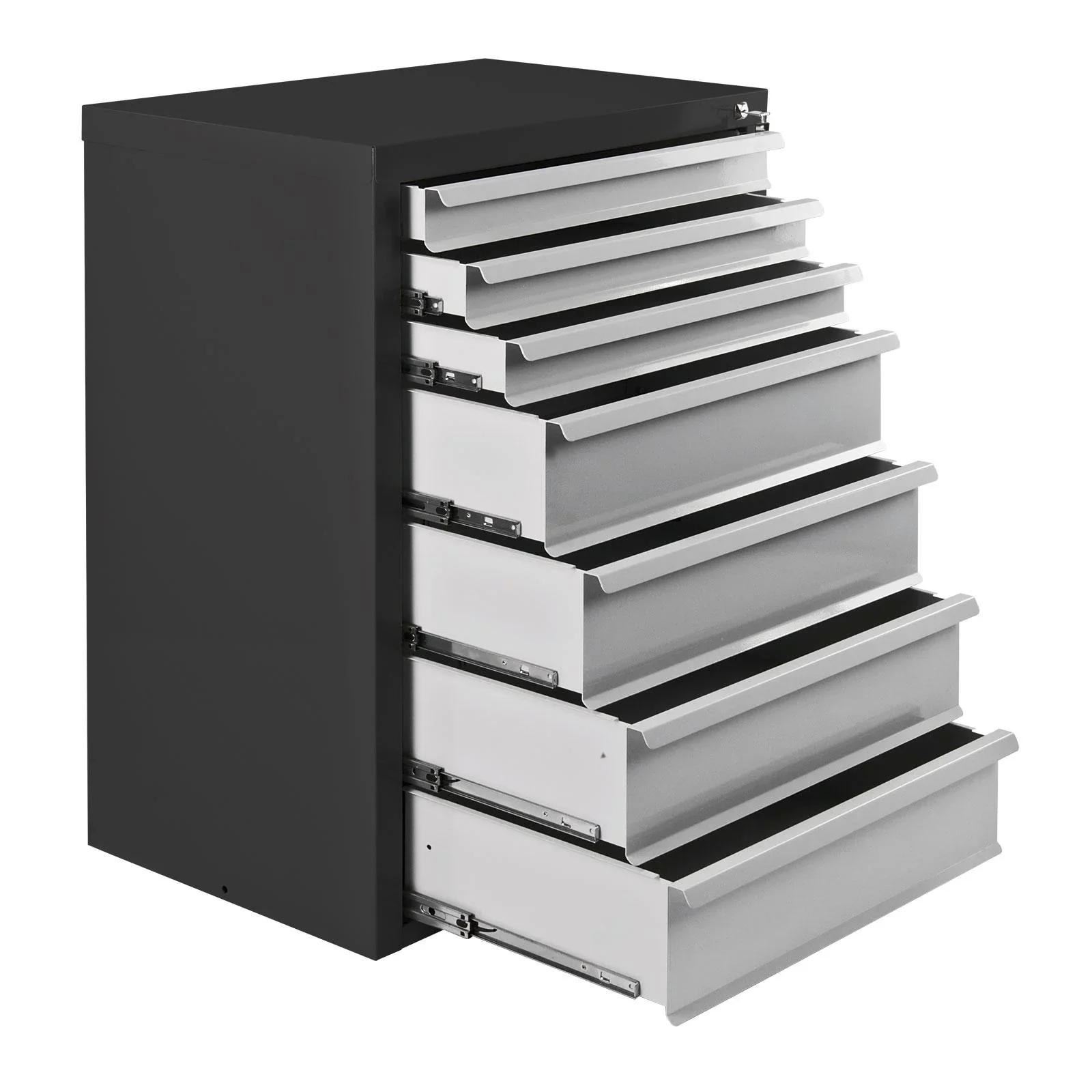 Schubladenschrank / Werkzeugschrank mammut, 7 Schubladen, RAL 7016 / 7035 - 3