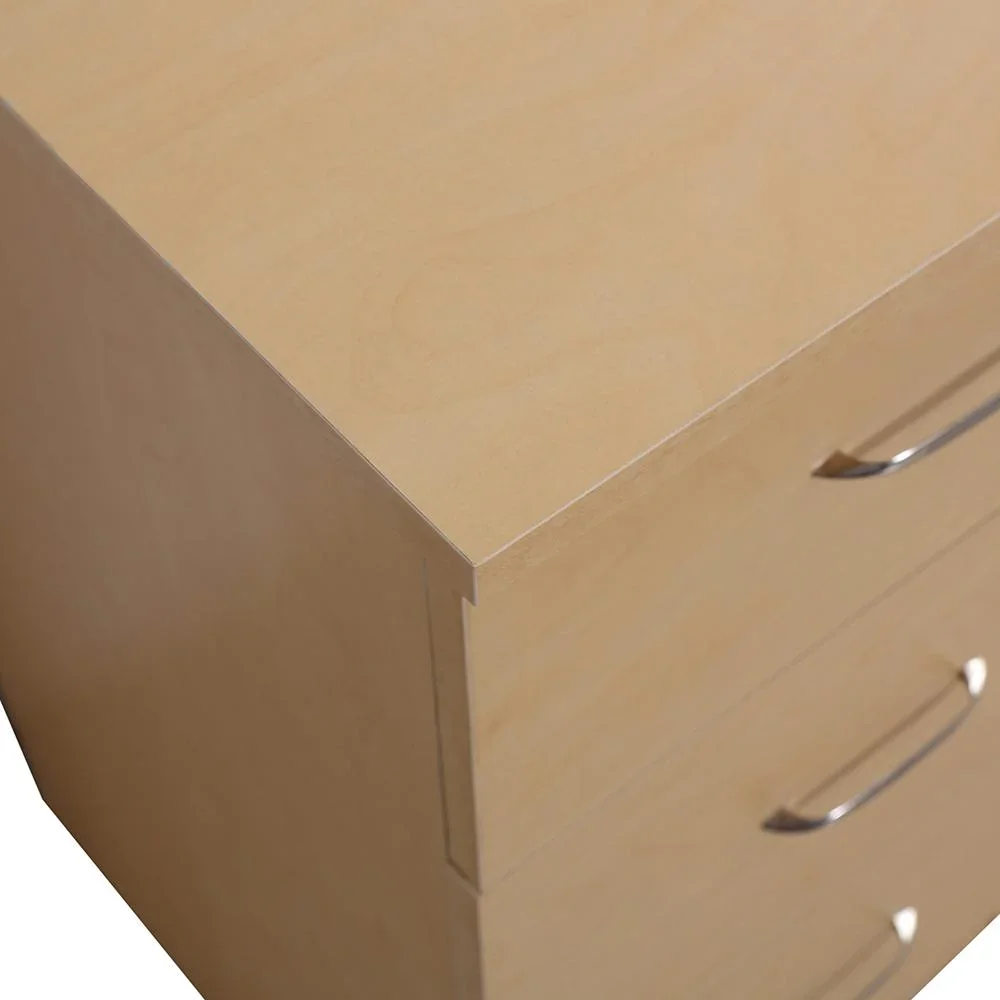 Schreibtisch Computertisch mit Schubladen Natur - 3