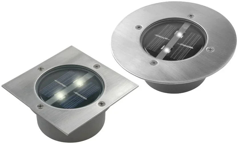 Solar LED Bodeneinbaustrahler "Lugo" - Rund - 0