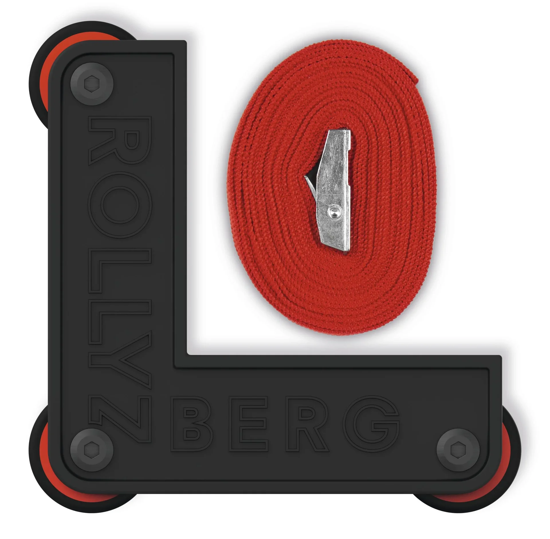 Transportrollen 2er Set schwarz - 0