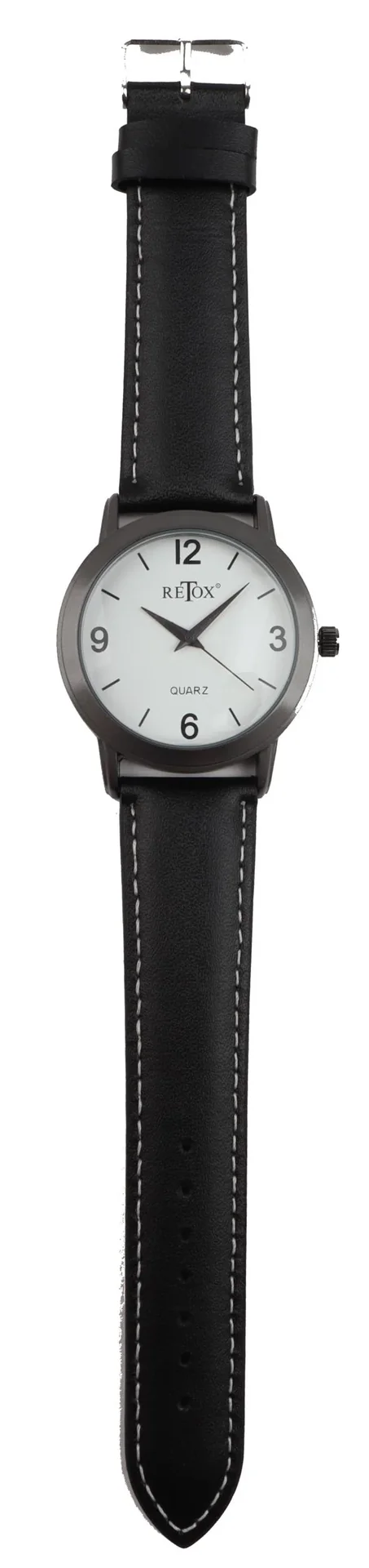 Uhren Set für Sie und Ihn in Titanoptik und Echtleder-Armband - 3