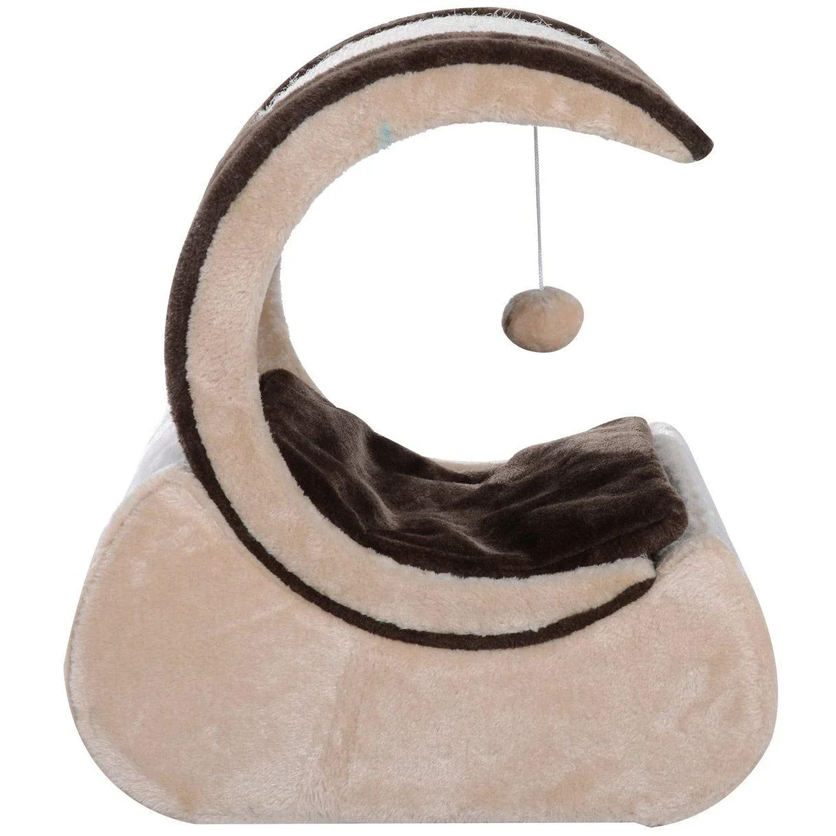 Kratzbaum Katzenbaum Spielbaum mit Polster Schlafplatz - 1