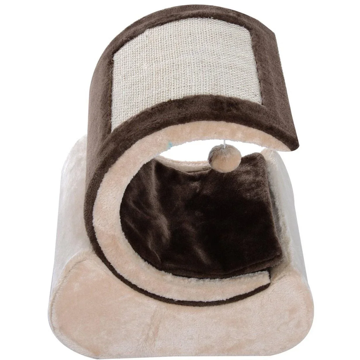 Kratzbaum Katzenbaum Spielbaum mit Polster Schlafplatz - 4