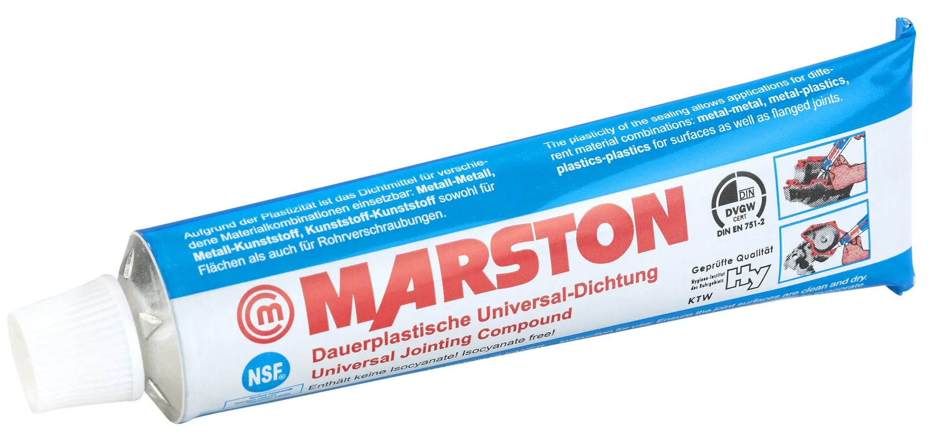 Universal Dichtung Dauerplastisch 80 ml Tube - 0