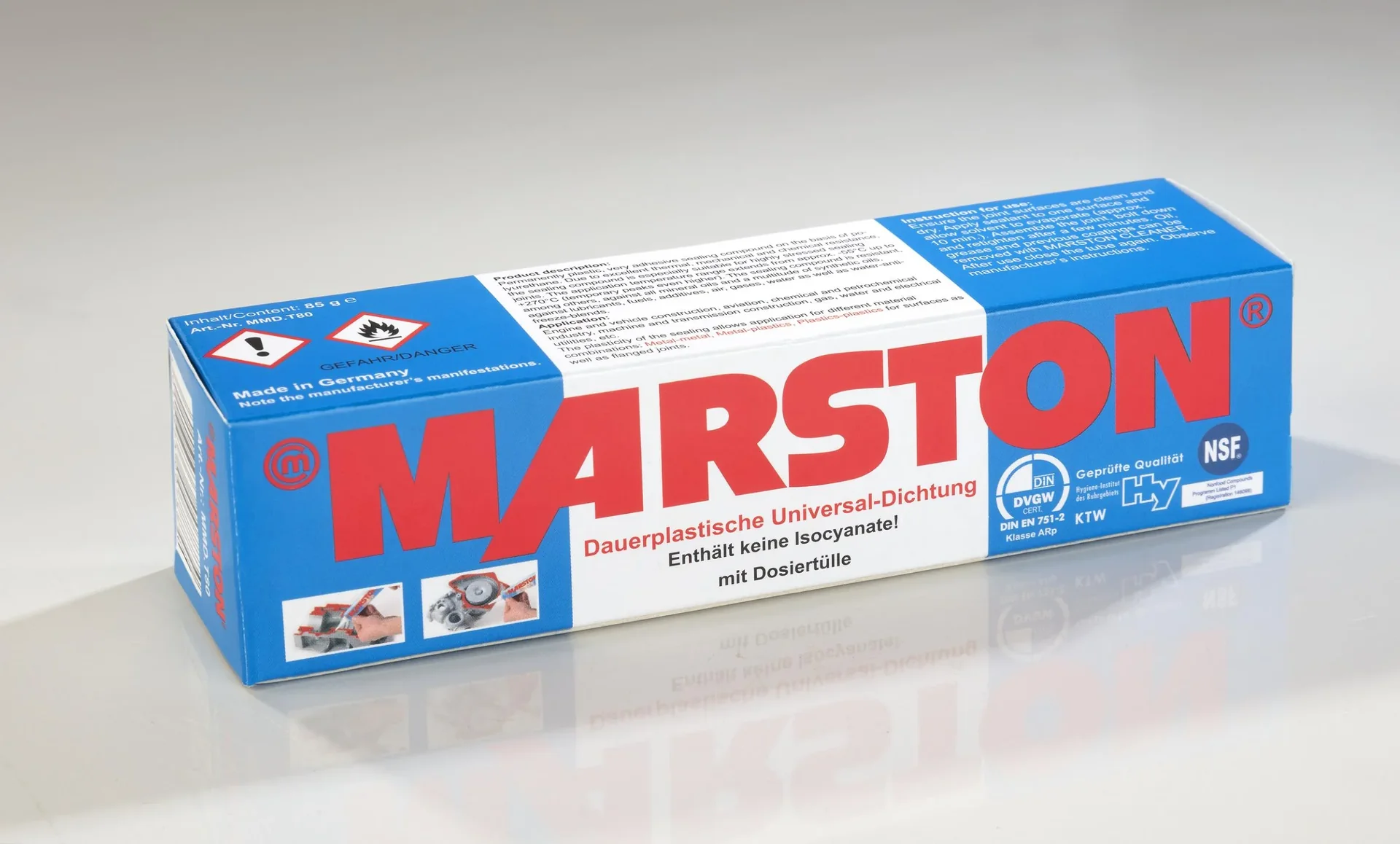 Universal Dichtung Dauerplastisch 80 ml Tube - 3