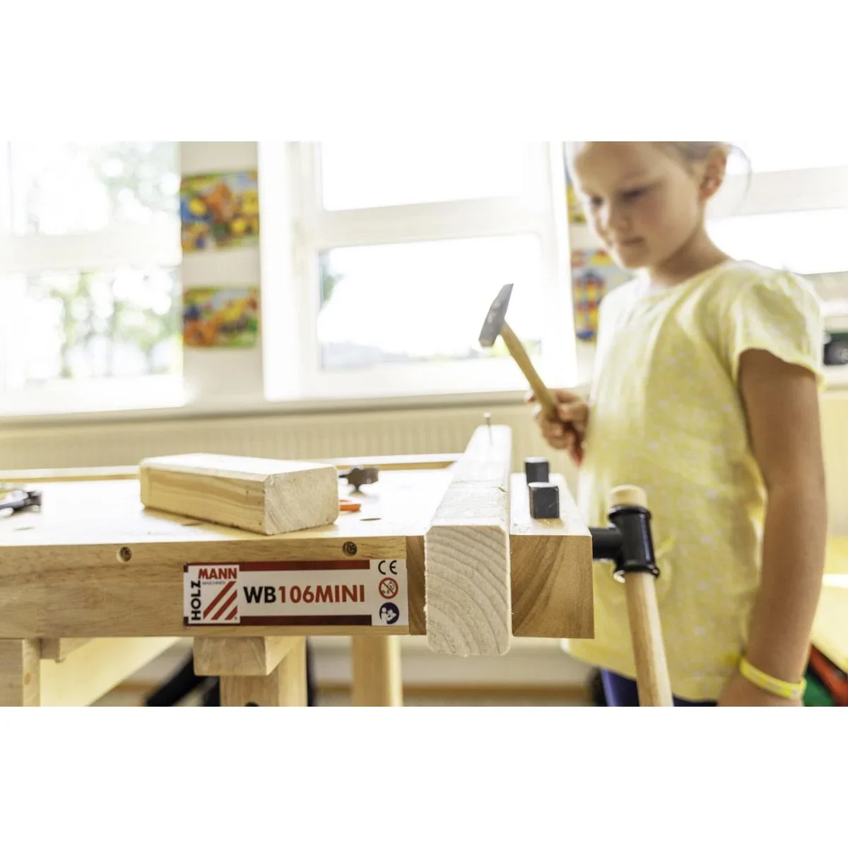 Kinder-Werkbank WB106Mini - 106x61x70 cm - 0