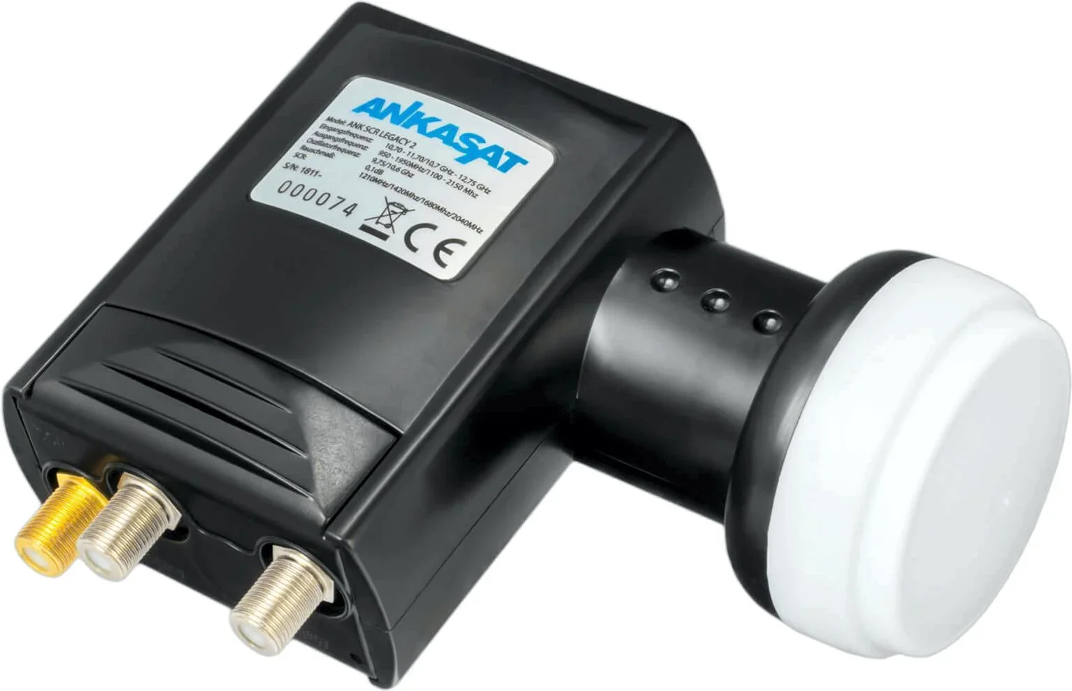 Einkabel LNB 4 x Unicable Receiver und 2 Standard Ausgänge, LTE Abschirmung - 2