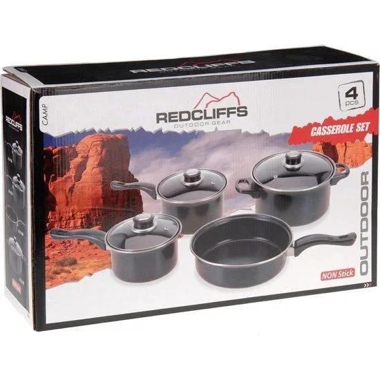 Redcliffs 4-teiliges Kochgeschirr-Set mit 3 - 0