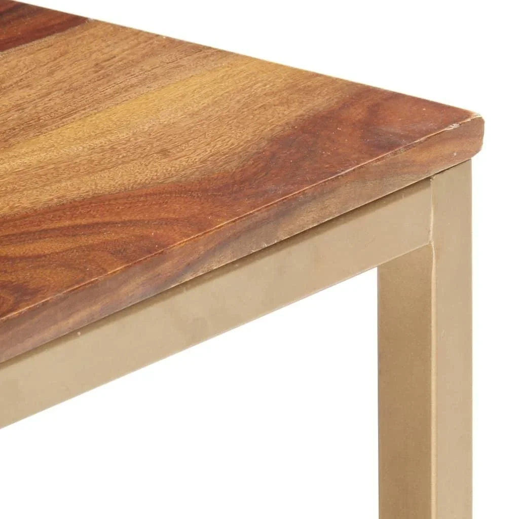 Beistelltisch 60x60x40 cm Massivholz Sheesham - 4