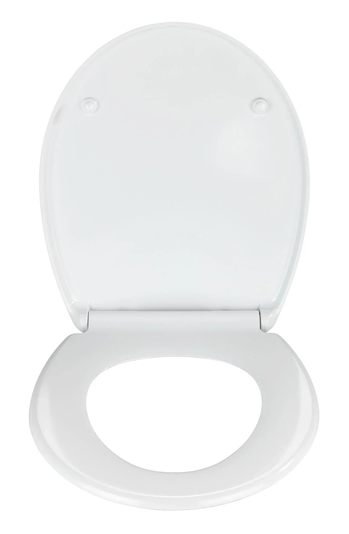 Premium WC-Sitz Tallone Weiß, Duroplast, 2-Knopf Fix-Clip Edelstahlbefestigung - 0