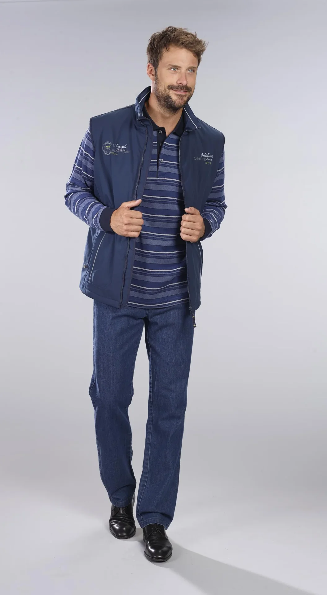 Komfortjeans, Farbe bluestone, Gr.48 - 0