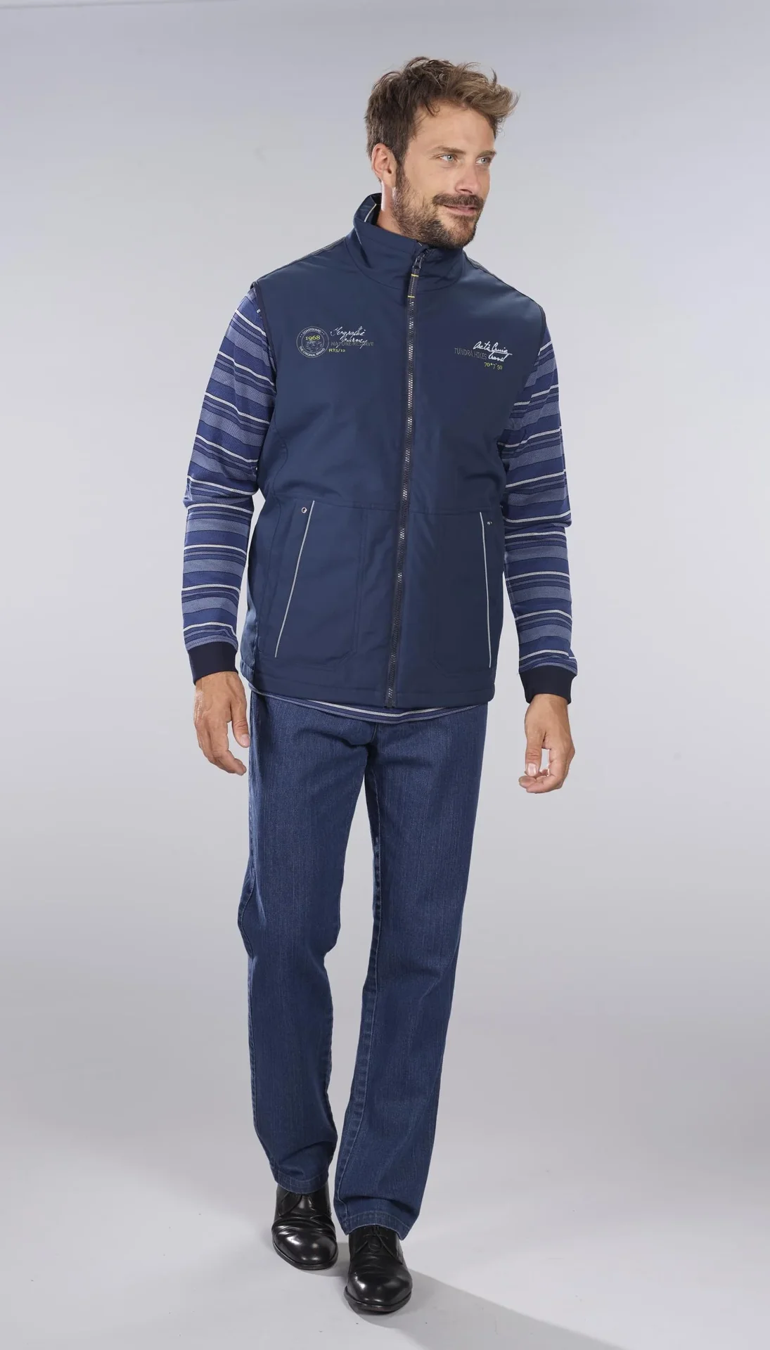 Komfortjeans, Farbe bluestone, Gr.48 - 3