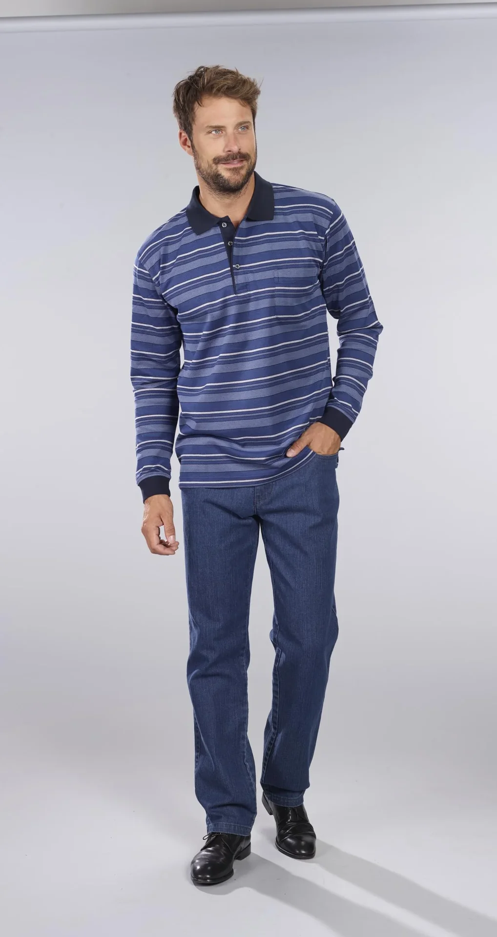 Komfortjeans, Farbe bluestone, Gr.48 - 5