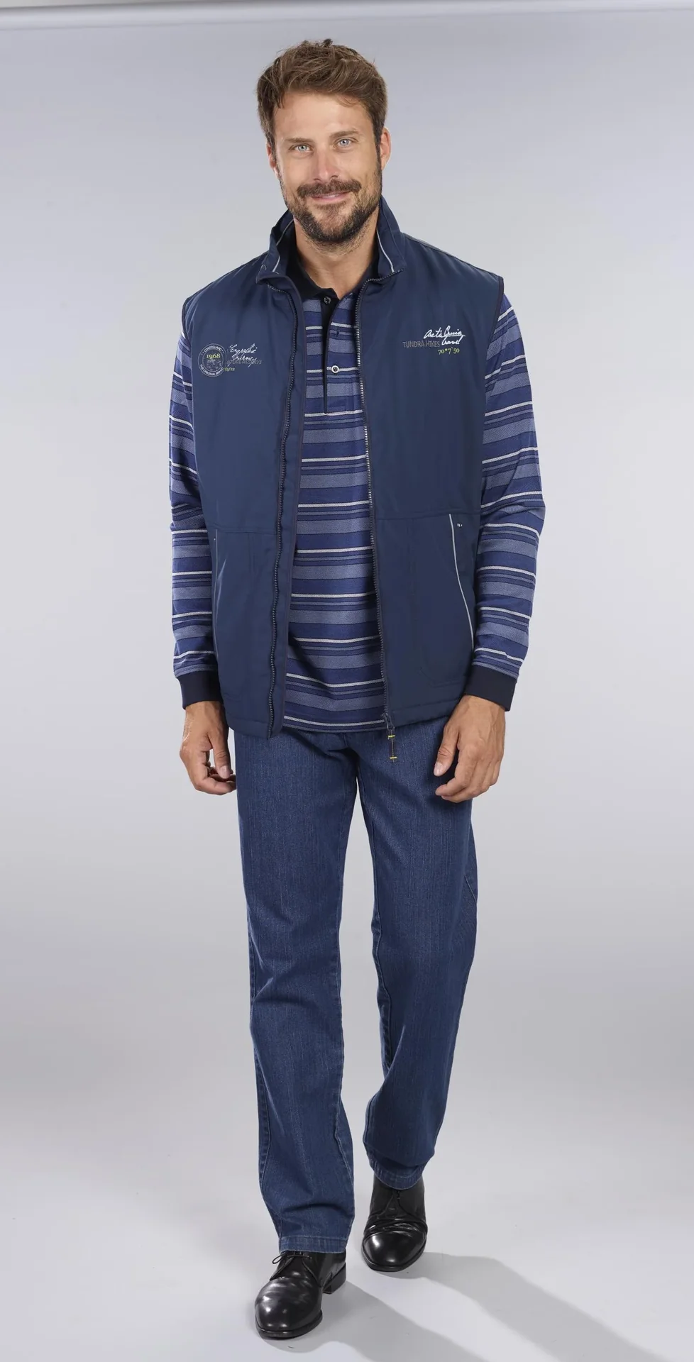 Komfortjeans, Farbe bluestone, Gr.48 - 6