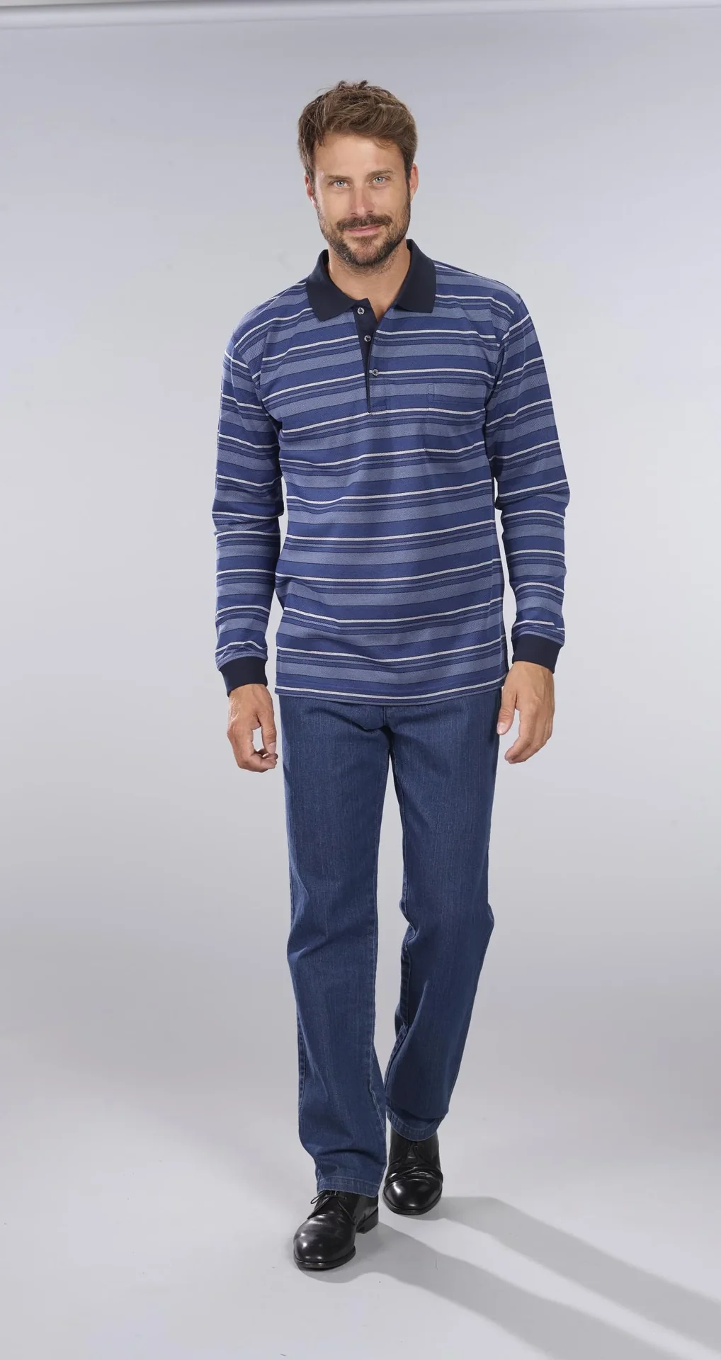 Komfortjeans, Farbe bluestone, Gr.48 - 7