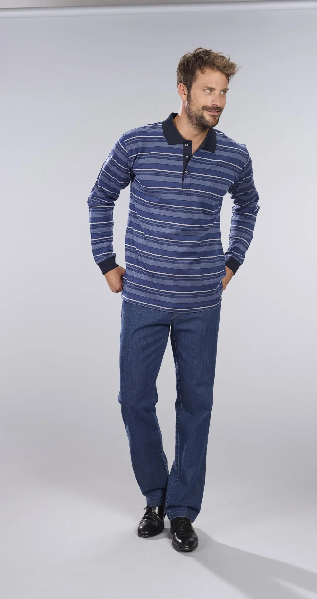 Komfortjeans, Farbe bluestone, Gr.48 - 9