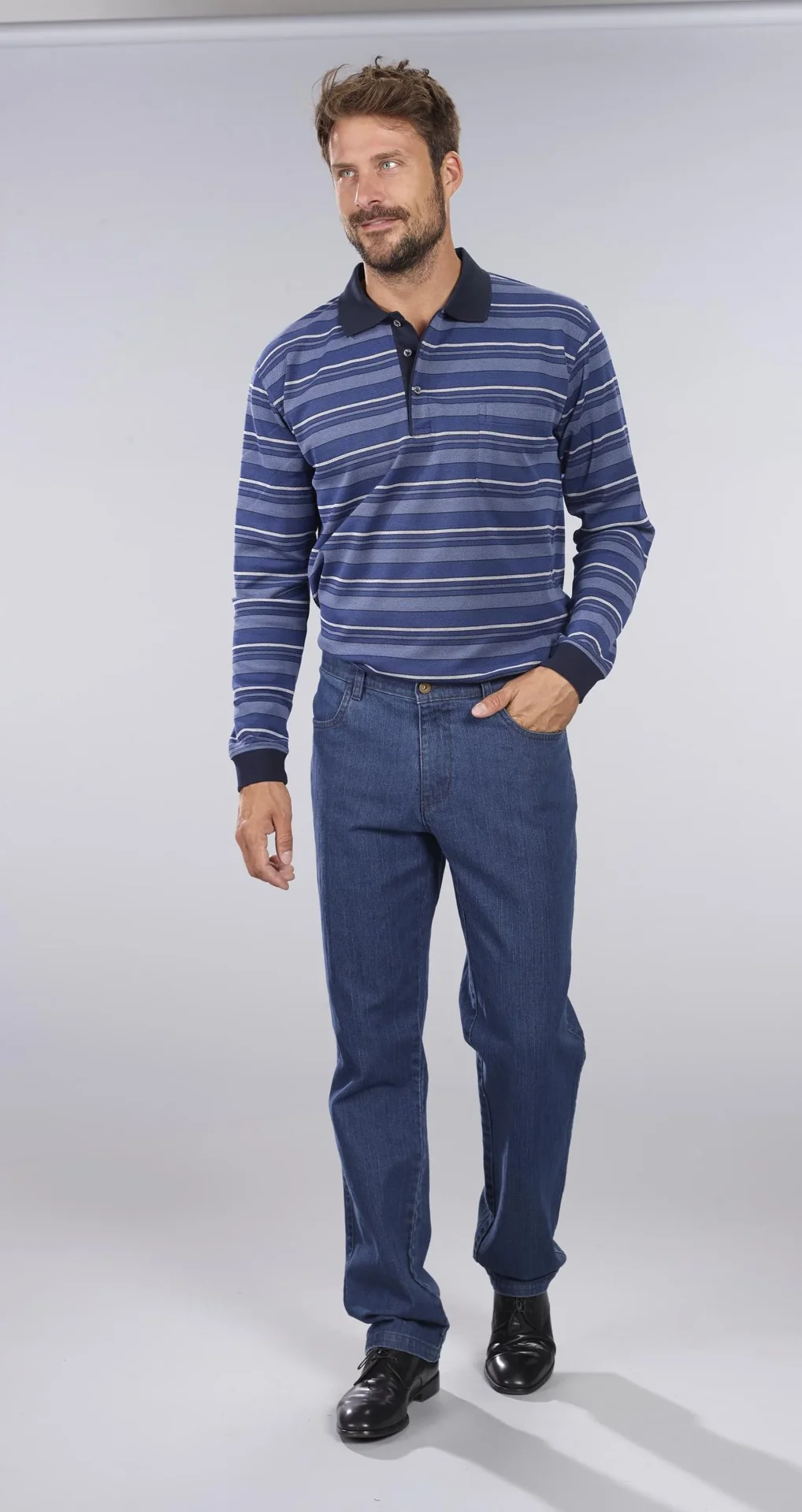 Komfortjeans, Farbe bluestone, Gr.48 - 10