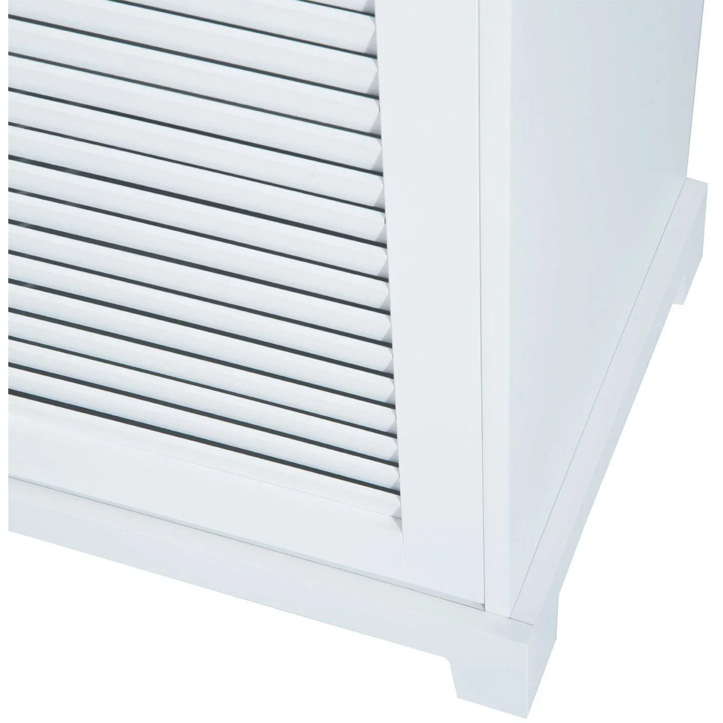 Sideboard Kommode Lamellentür Weiß - 7