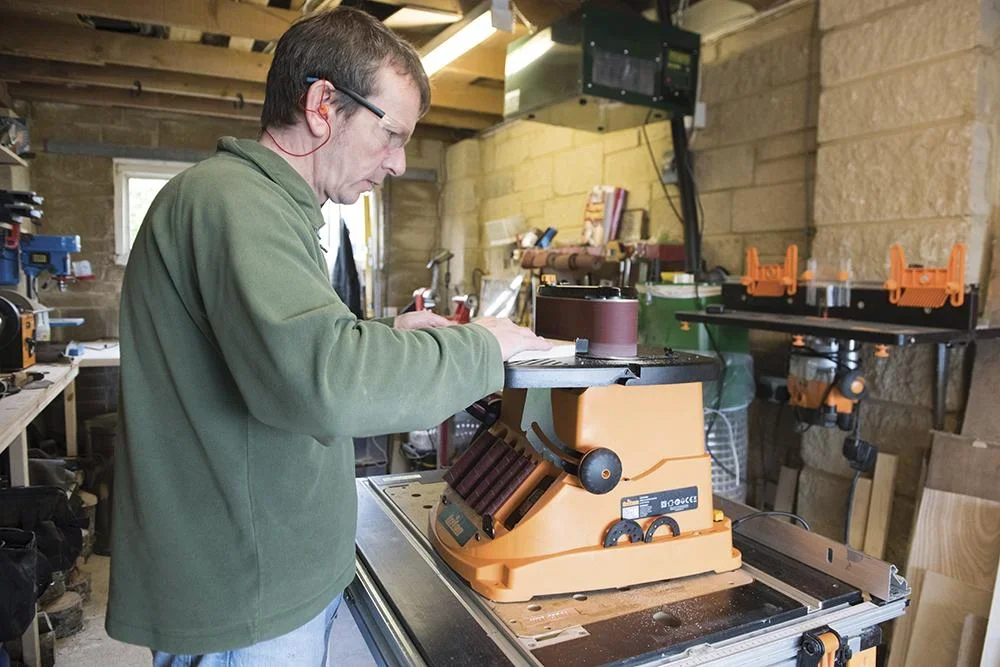 Oszillierender Spindel- und Bandschleifer TSPST450, 450 Watt - 4