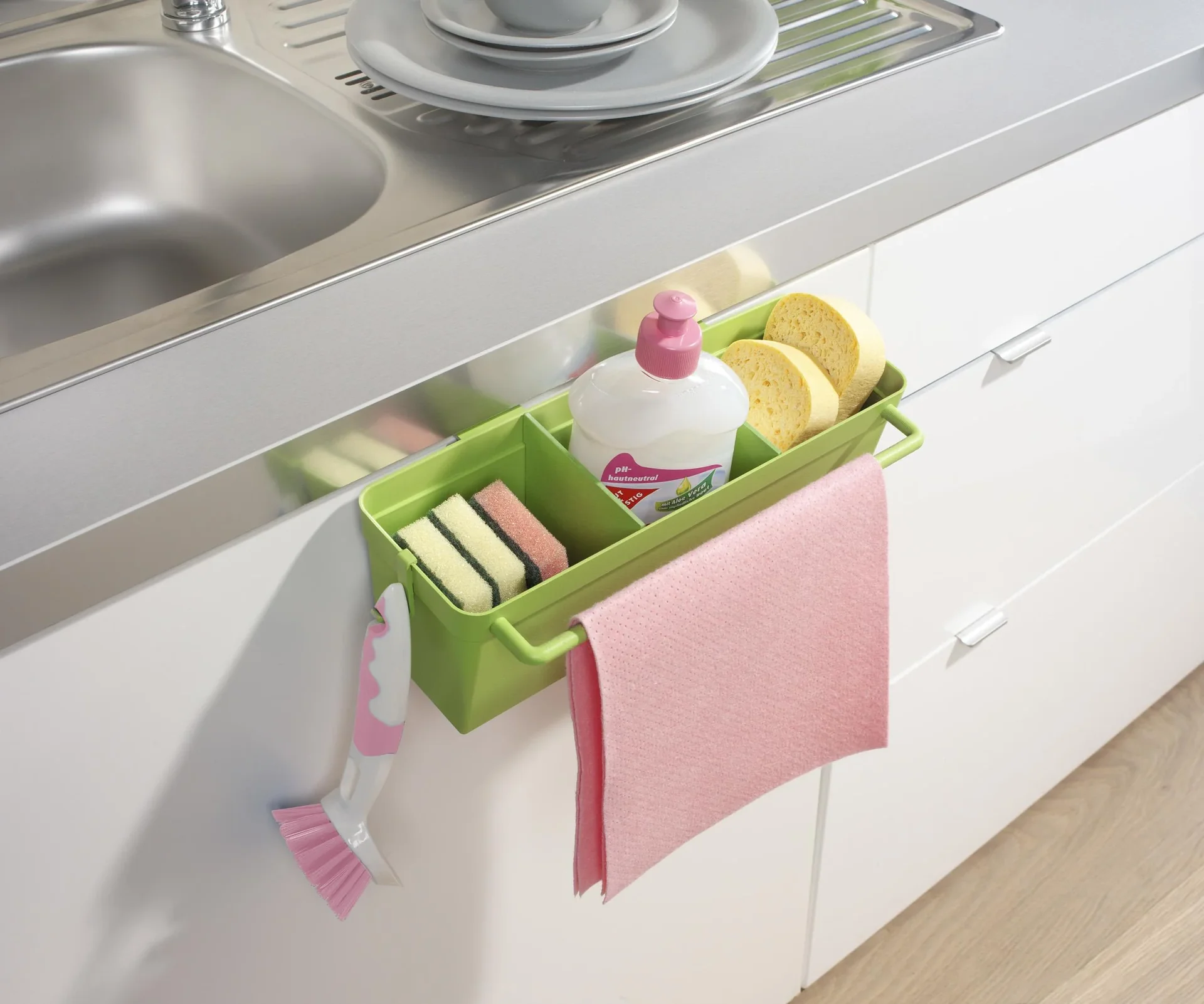 Spülorganizer, grün - 0