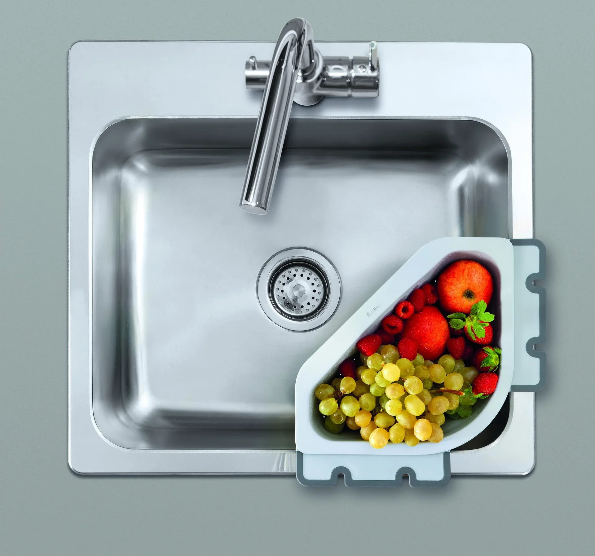 Kunststoff-Ecksieb Drain On - 0