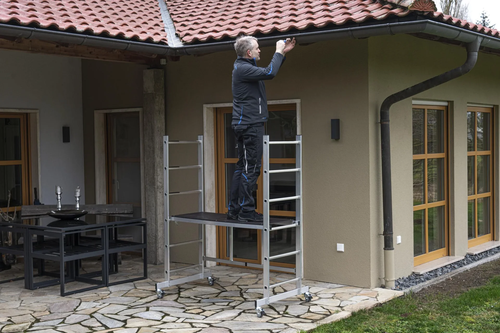 Falt-Gerüst CORDA, Arbeitshöhe 2,90 m - 3