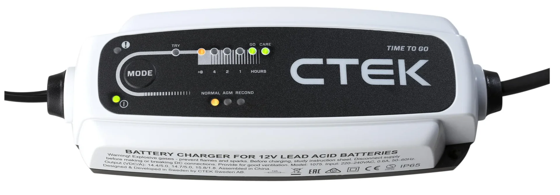 CTEK Batterieladegerät CT5 "Time to Go" - mit Countdown-Display - 1