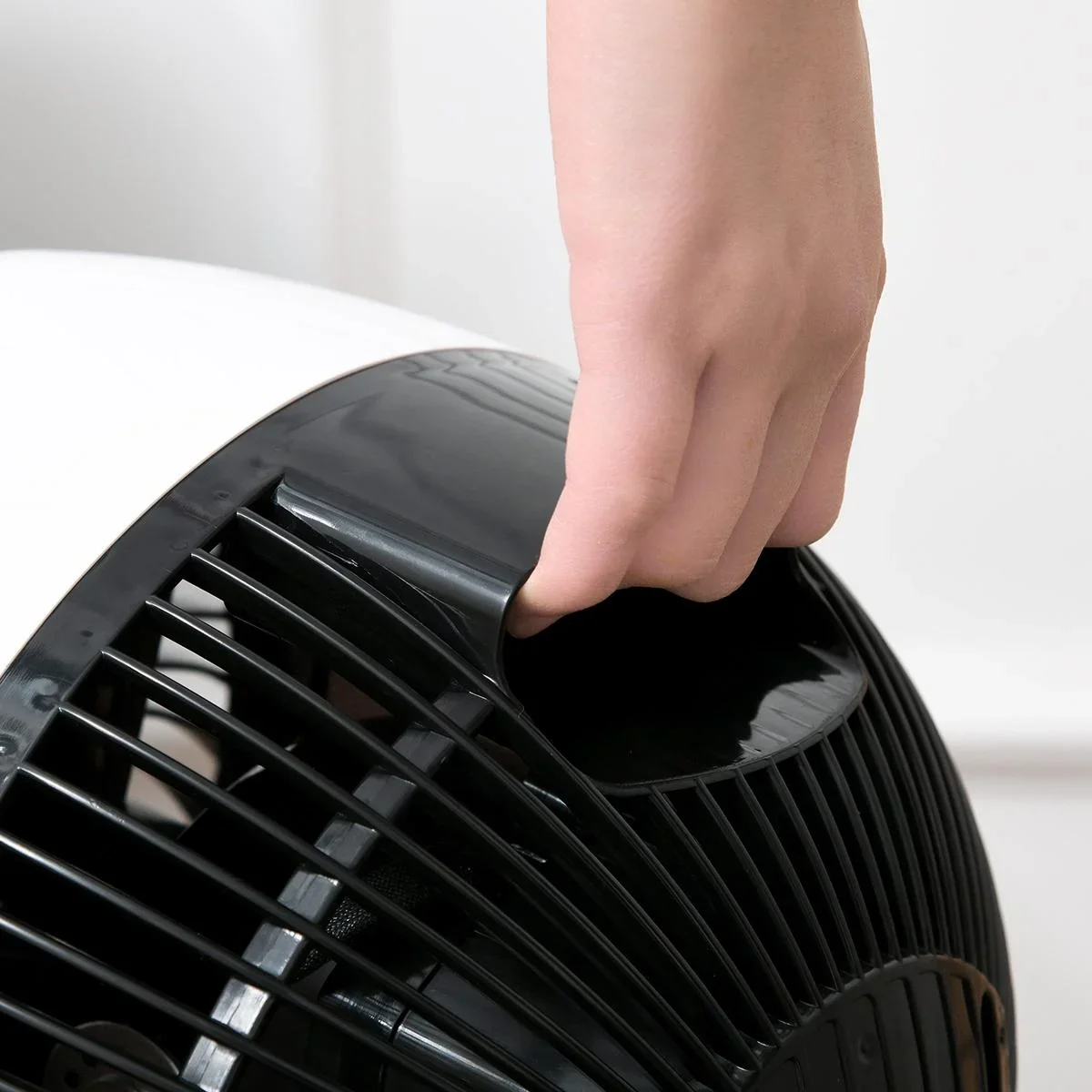 Standventilator mit Fernbedienung, verstellbar schwarz/weiß - 5