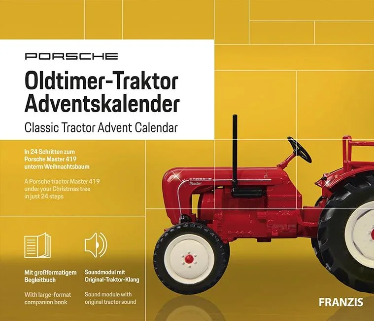 Porsche Oldtimer-Traktor Adventskalender - 1