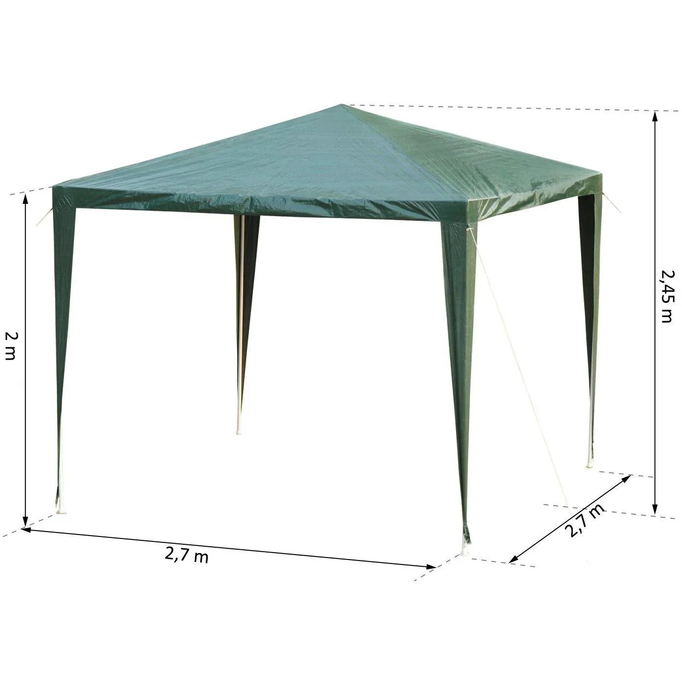 Gartenpavillon mit Klicksystem - 0