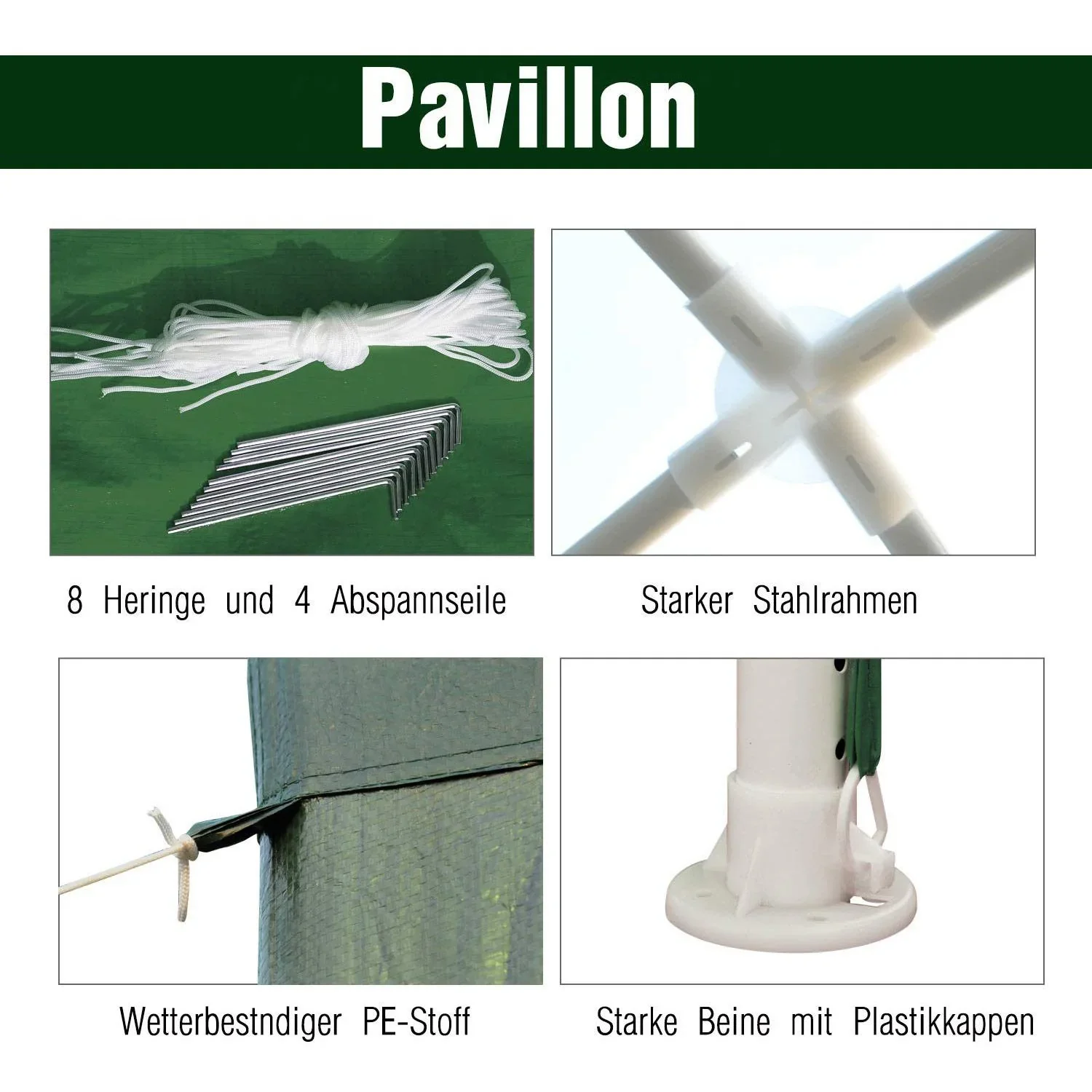 Gartenpavillon mit Klicksystem - 2