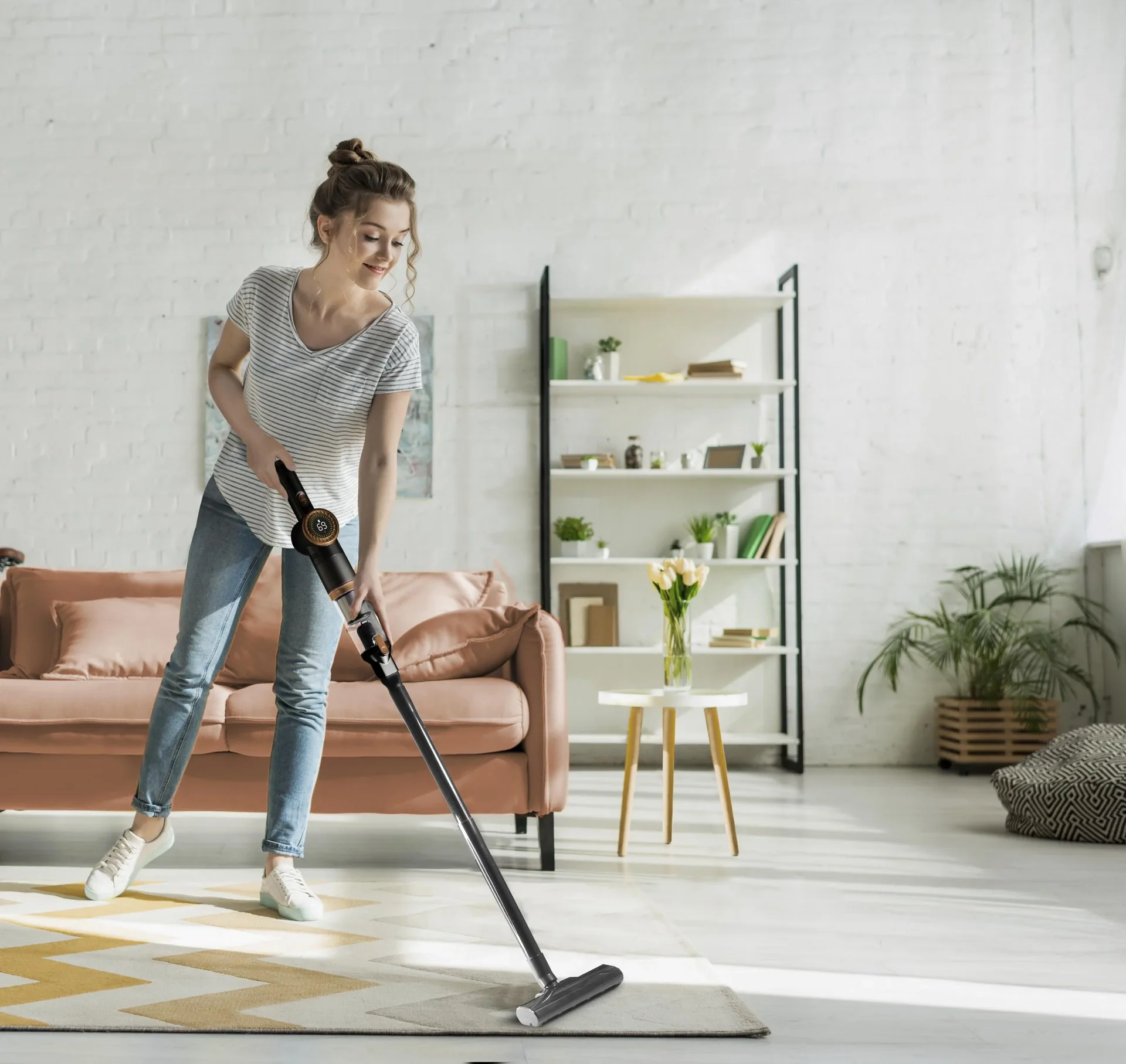 Akku Zyklon Hand/Bodenstaubsauger MX14 max - 11,1 Volt, Rosegold, 10-teilig - 0