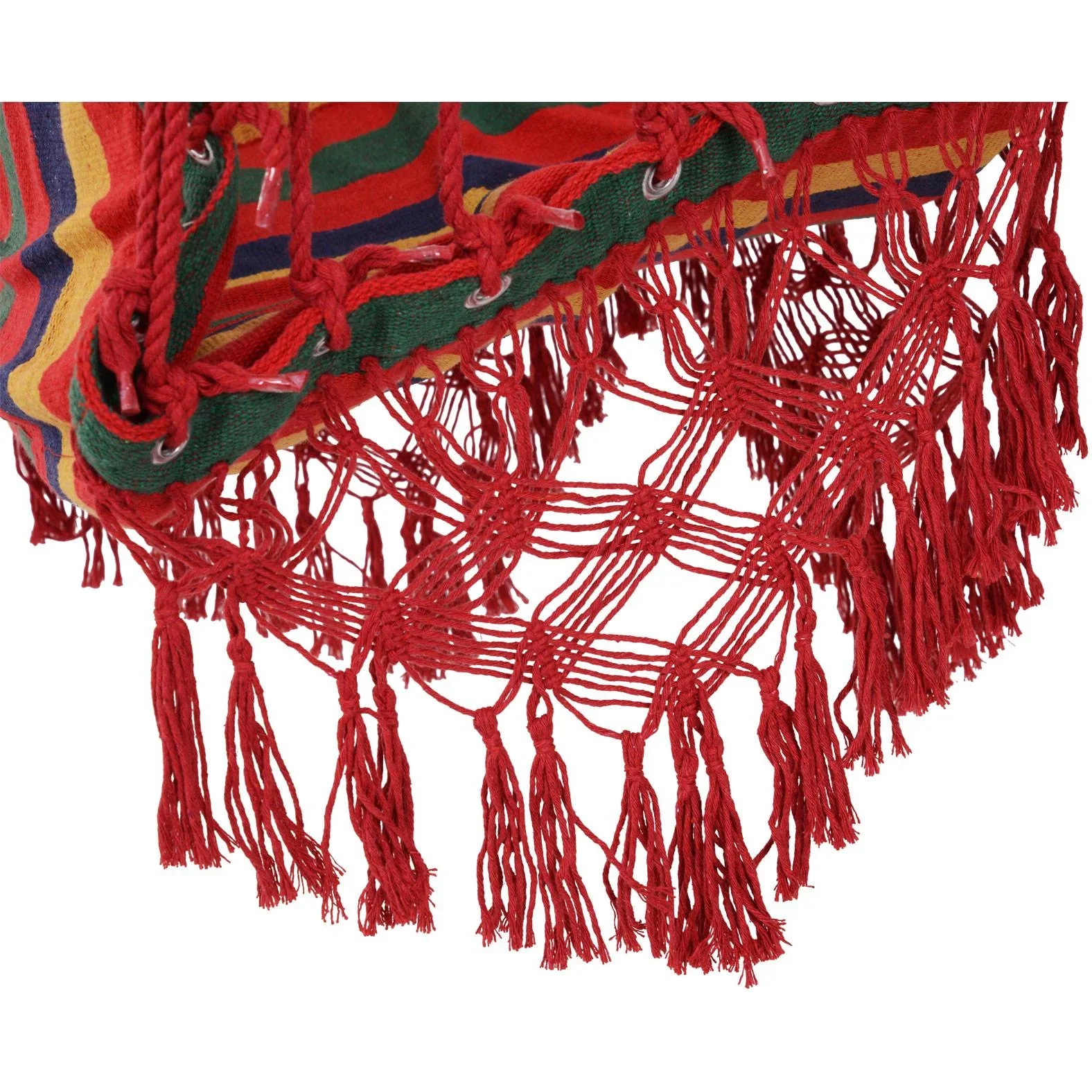 Hängesessel Hängeschaukel Schwebesessel wetterfest UV-beständig Bunt 100 x 60 cm bis 120 kg - 7