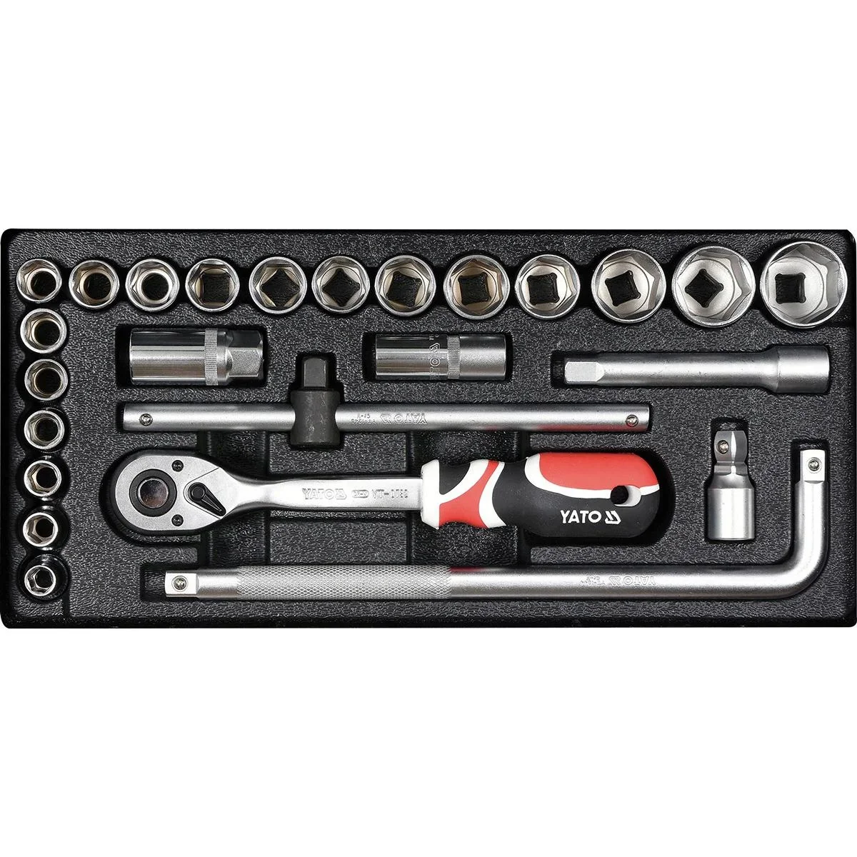 YATO Set von Sechskantschlüsseln und Zubehör - 25 Teile - 3