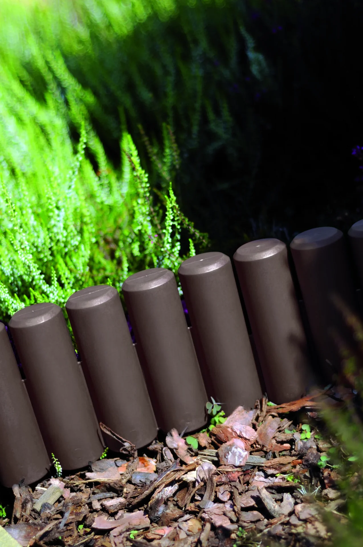 Beeteinfassung PALISADE, braun - 10 Stück - 2,7 m - 5